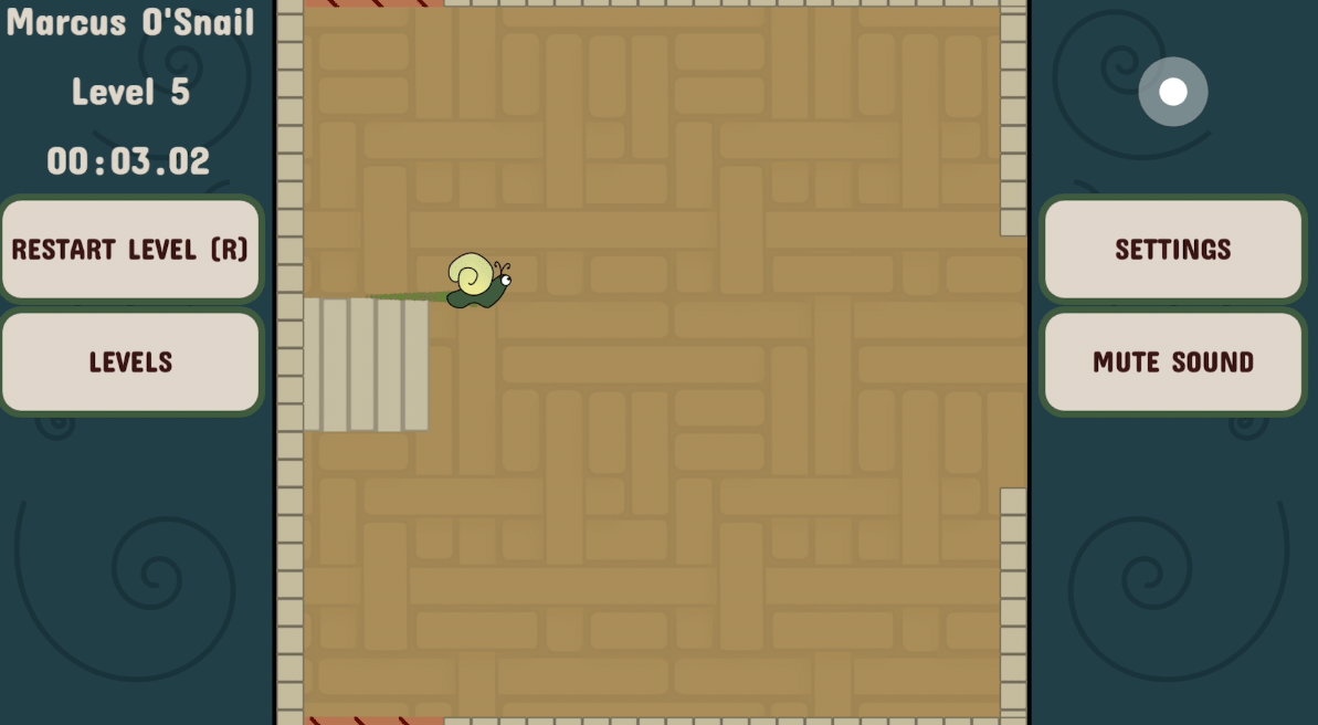 Marcus O'Snail Play online at Coolmath Games